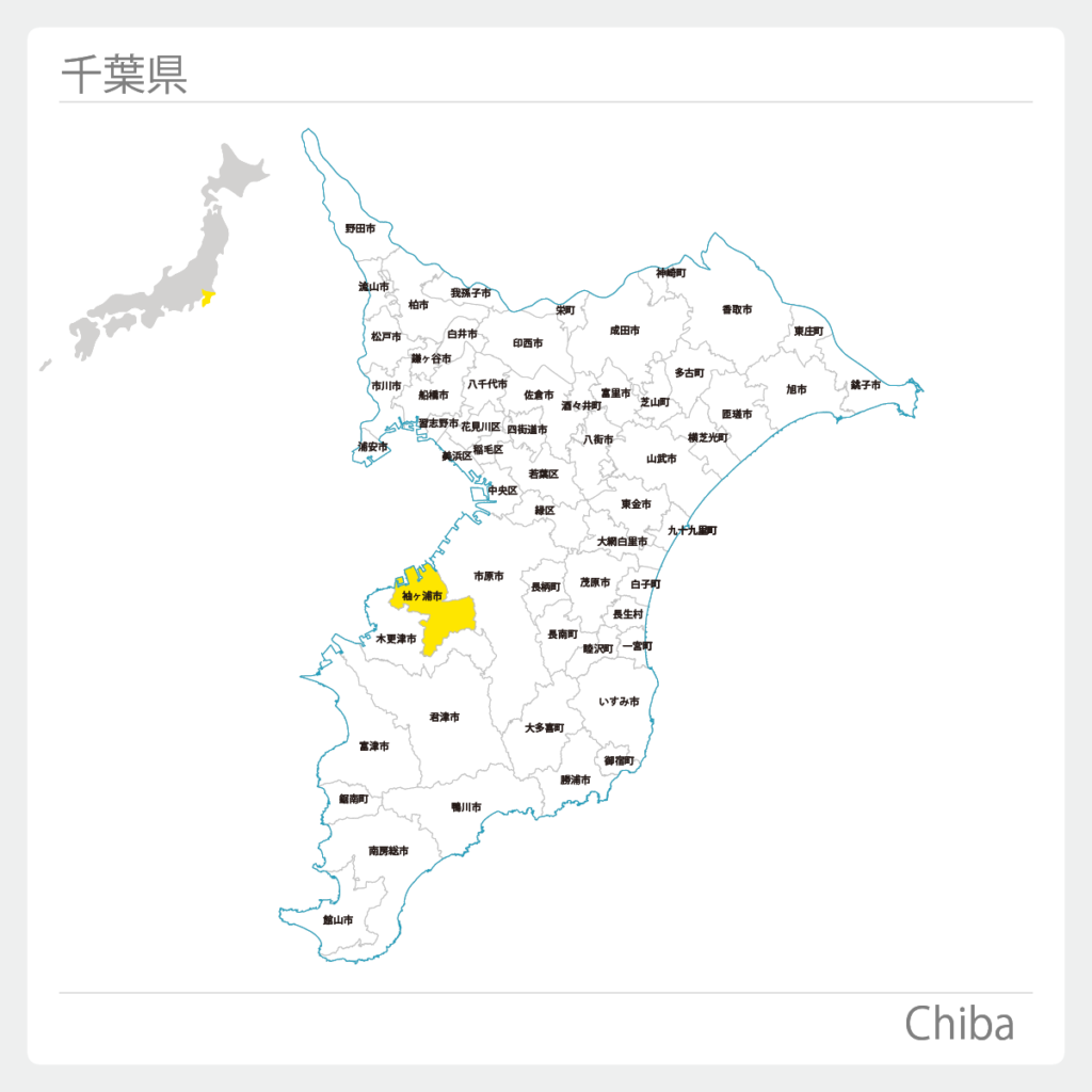 千葉県袖ヶ浦市地図