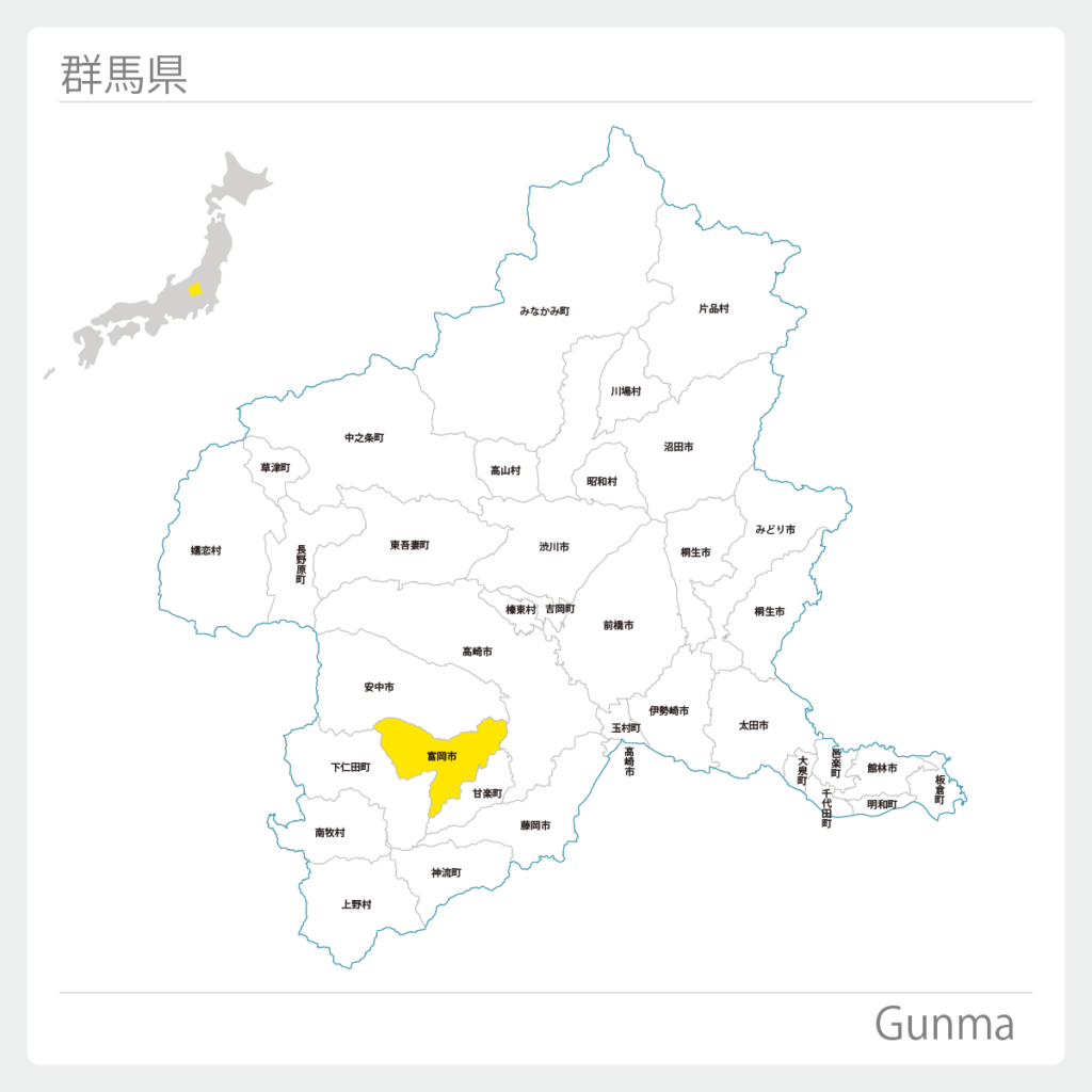 群馬県富岡市地図